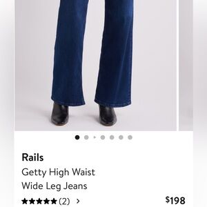 Rails Blue Flare Wide Leg Jeans